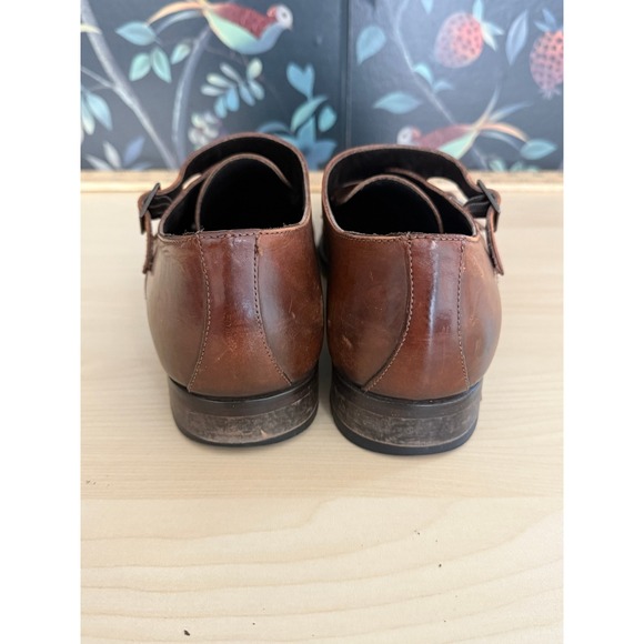 To Boot New York Adam Derrick Brown Leather Double Monk‎ Strap Shoes Men Size 9 main image 5